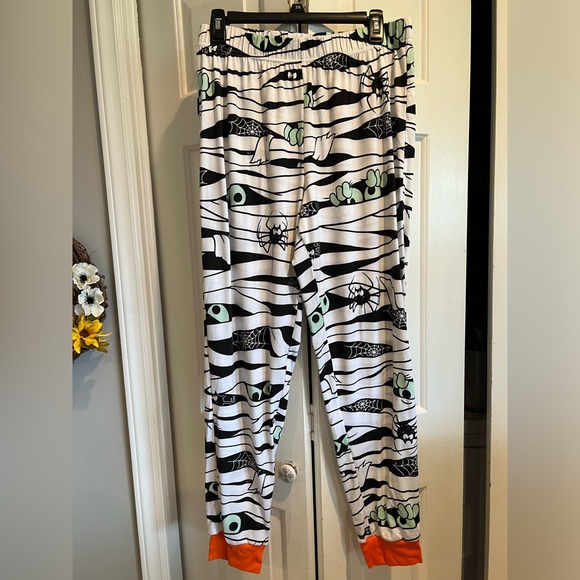 2 Pc MUMMY PJs / Long Sleeve Top & Jogger Style Pants w Orange Trim - Picture 8 of 8